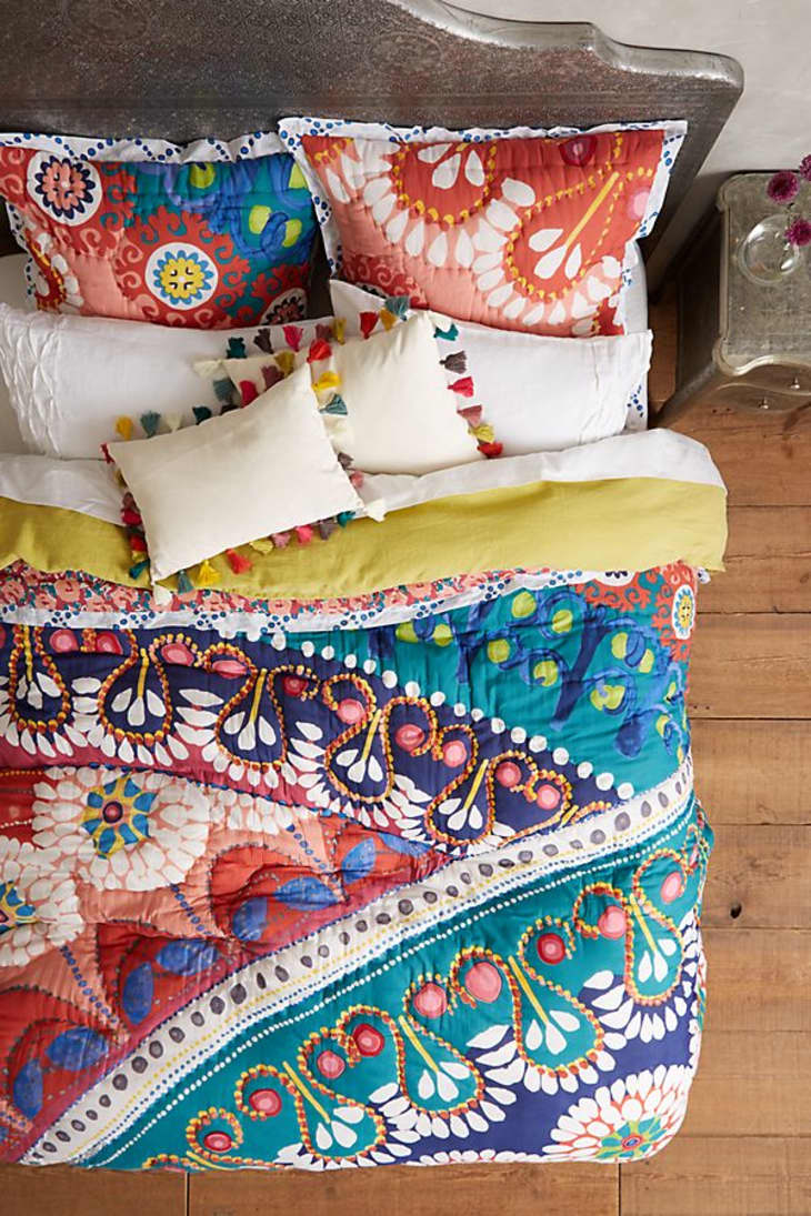 Anthropologie pillow shop shams